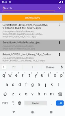 DjVu Reader & Viewer android App screenshot 16